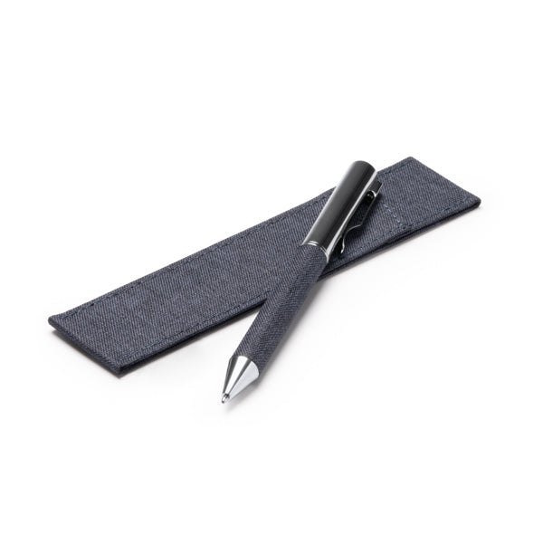 Stylo à bille à rotation en métal et polyester