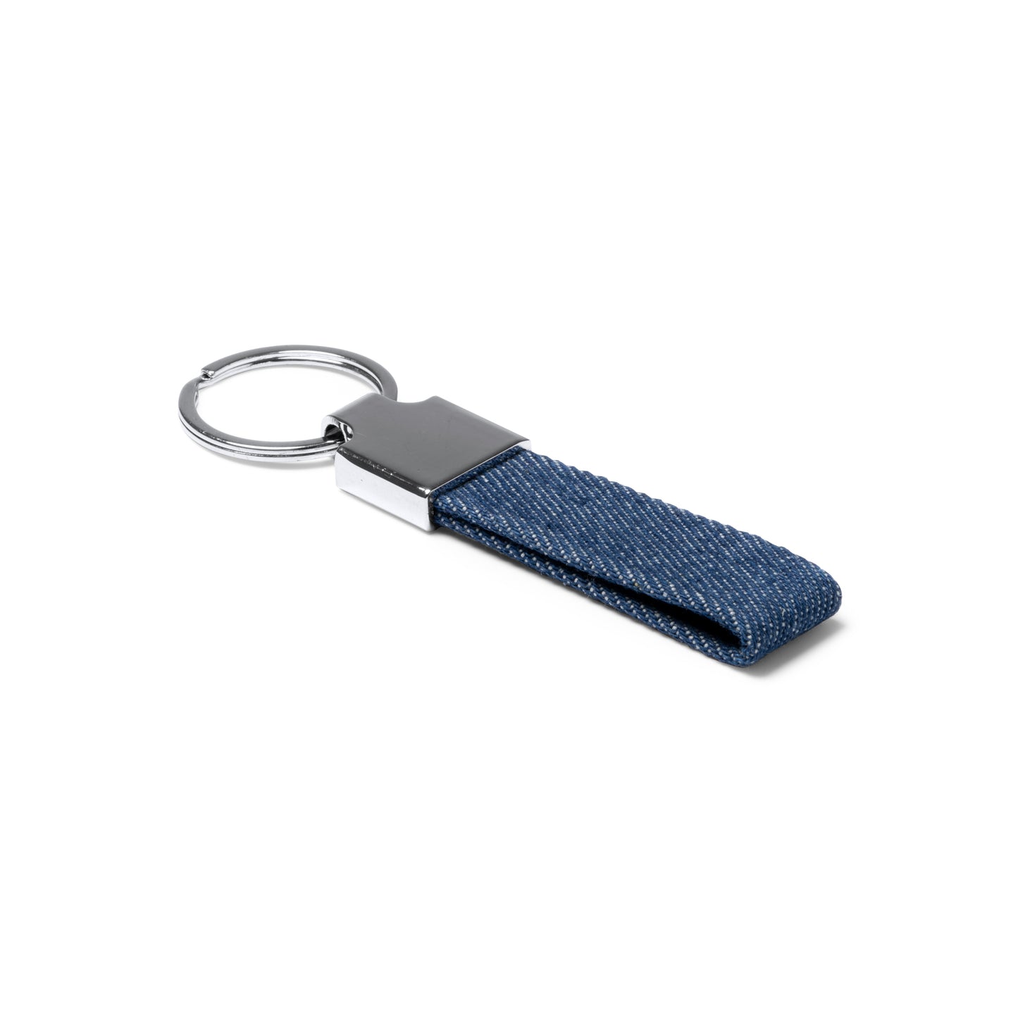 Porte-clés en tissu denim
