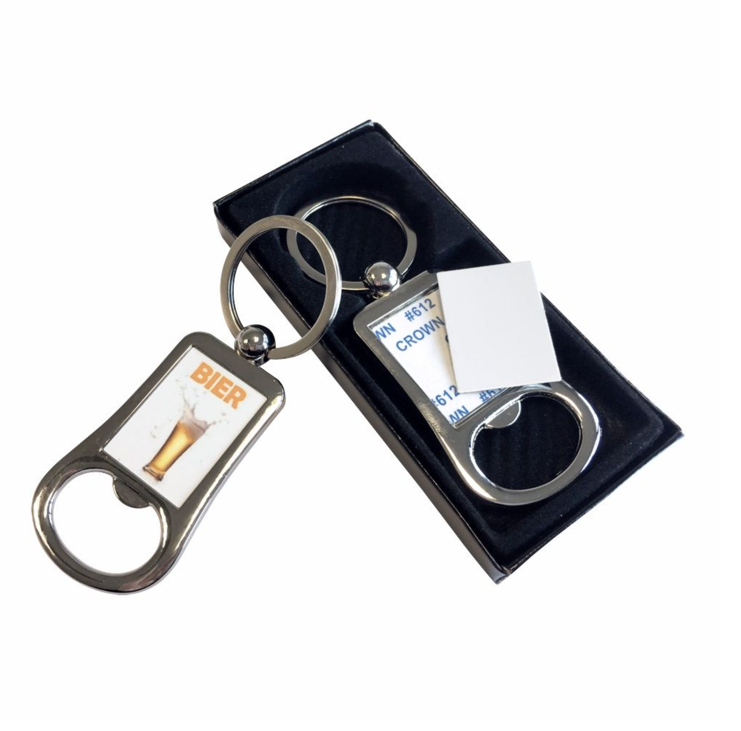 Porte-clés en métal sublimable