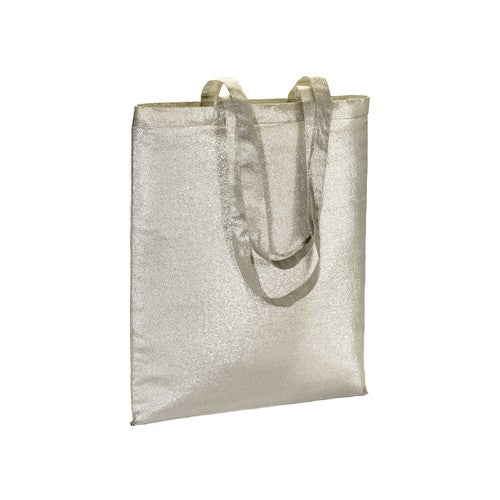 Tote bag en polycoton brillant