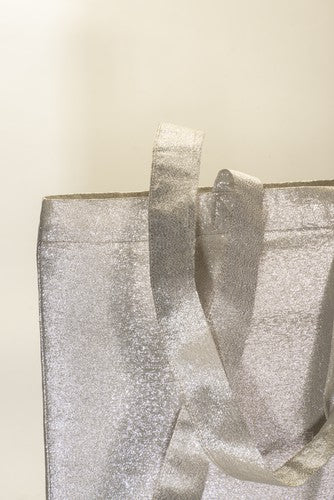 Tote bag en polycoton brillant