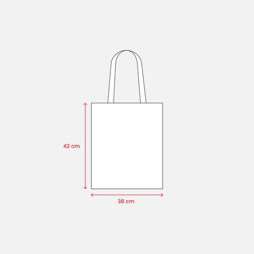 Tote bag en polycoton brillant