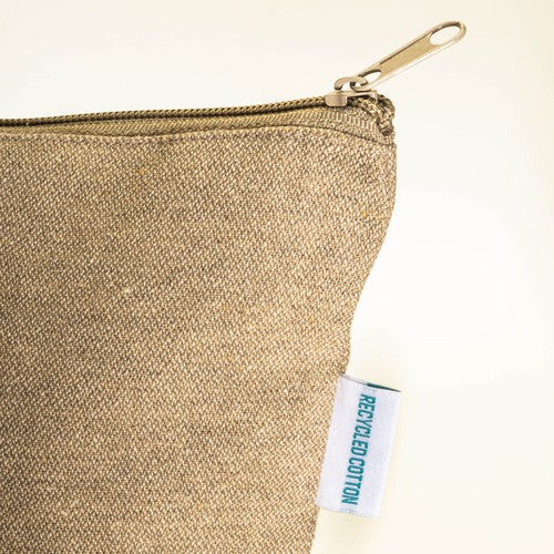 Beauty case en coton recyclé
