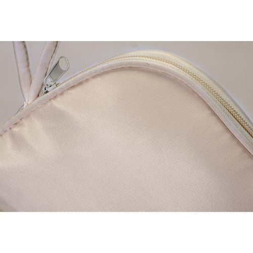 Beauty case en polyester souple avec poignée de transport pratique