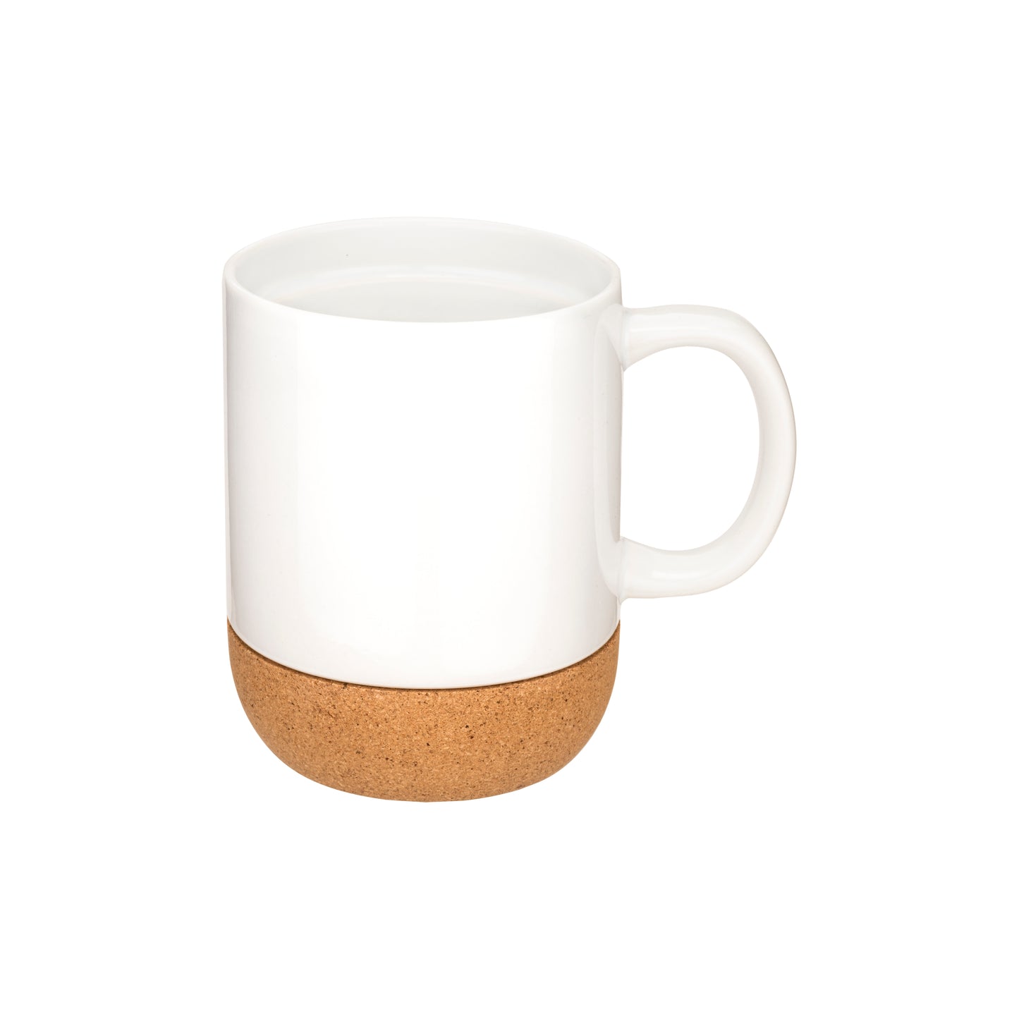 Tasse en céramique avec base en liège