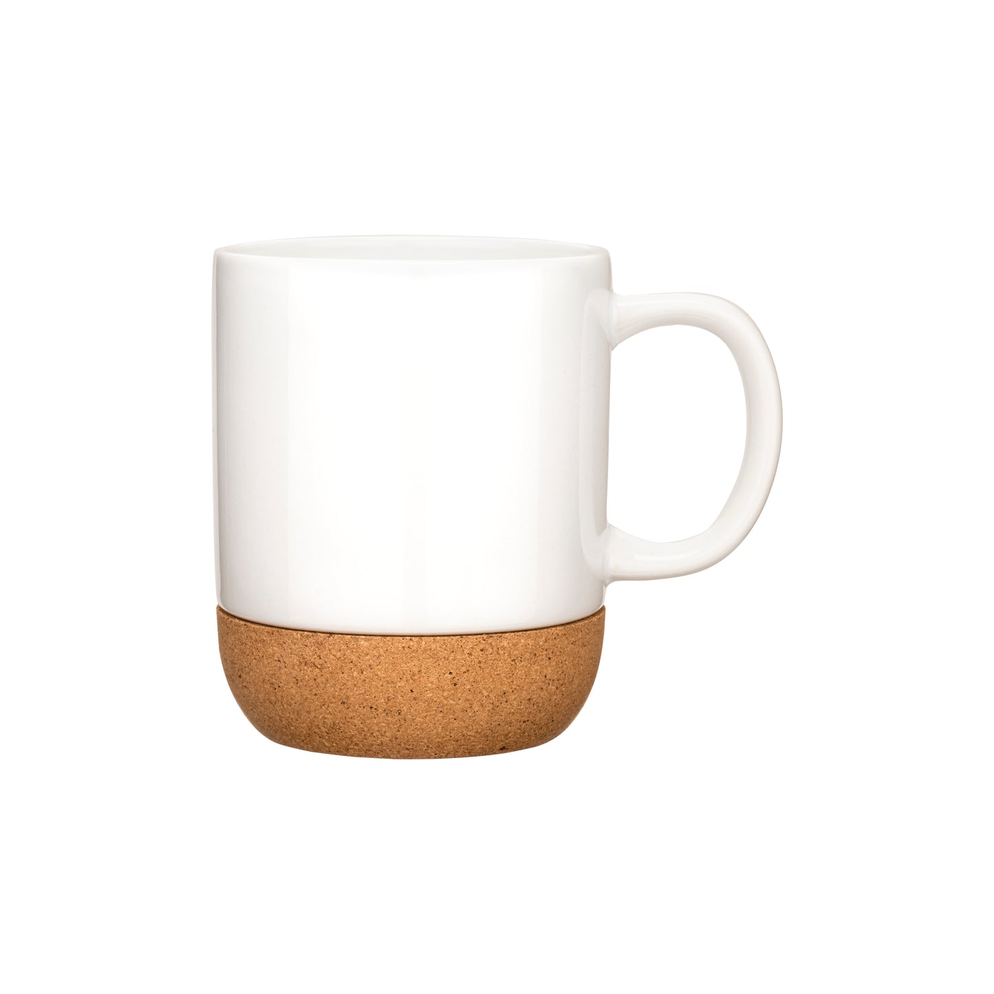 Tasse en céramique avec base en liège