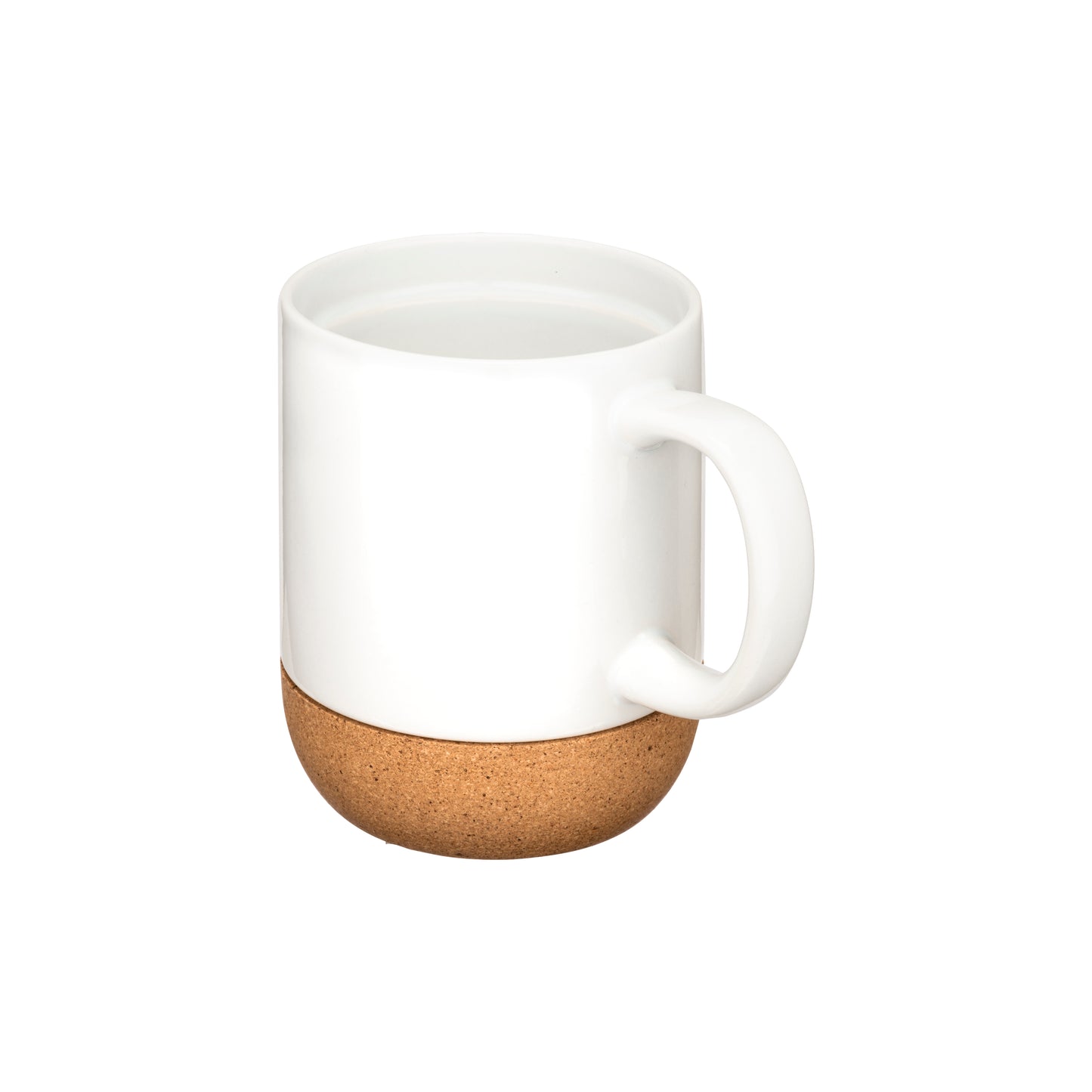 Tasse en céramique avec base en liège