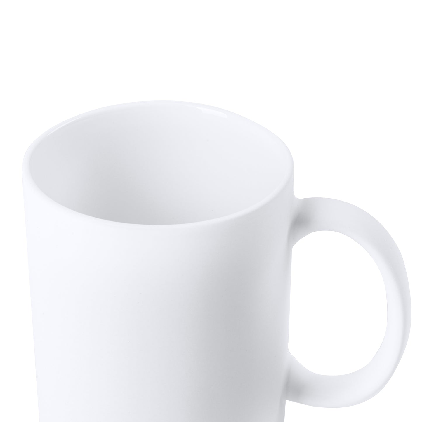 Tasse blanche mate