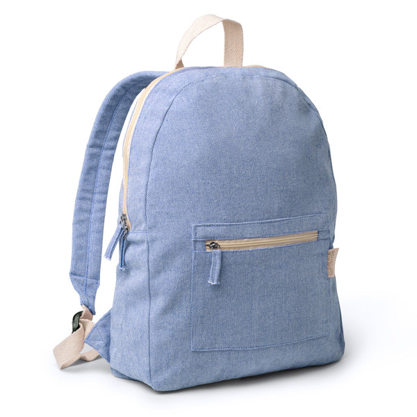 Sac à dos en coton recyclé 320 g/m² au design chiné