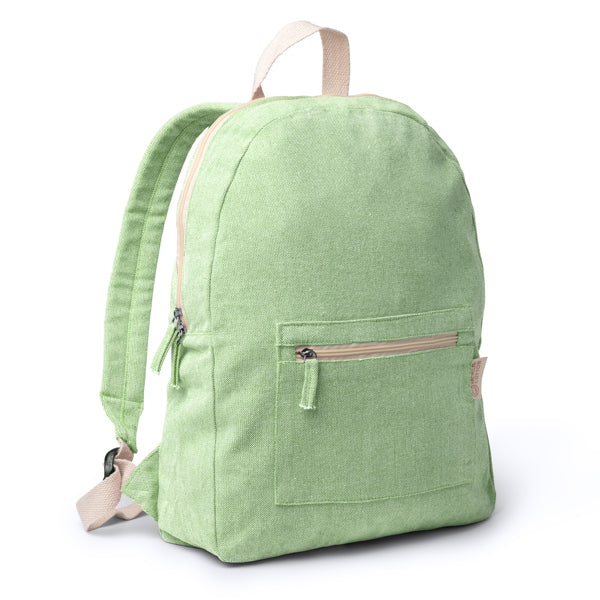 Sac à dos en coton recyclé 320 g/m² au design chiné