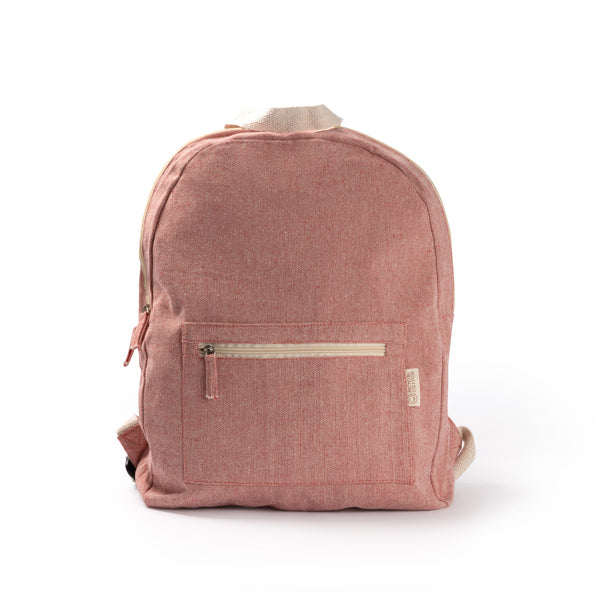Sac à dos en coton recyclé 320 g/m² au design chiné