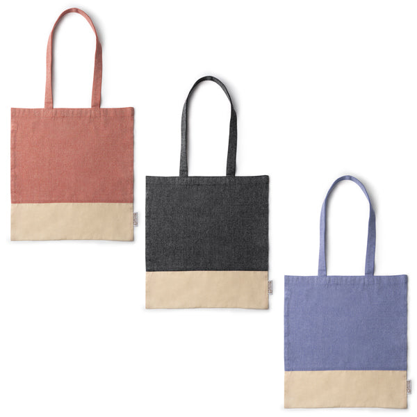 Sac en coton recyclé au design chiné
