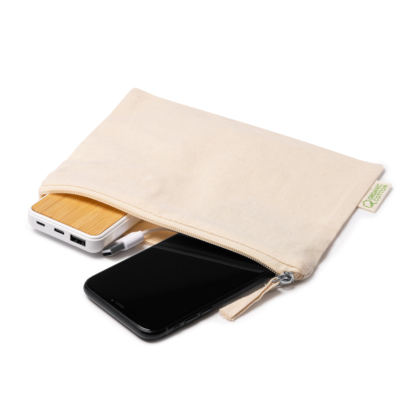 Trousse de toilette en coton bio
