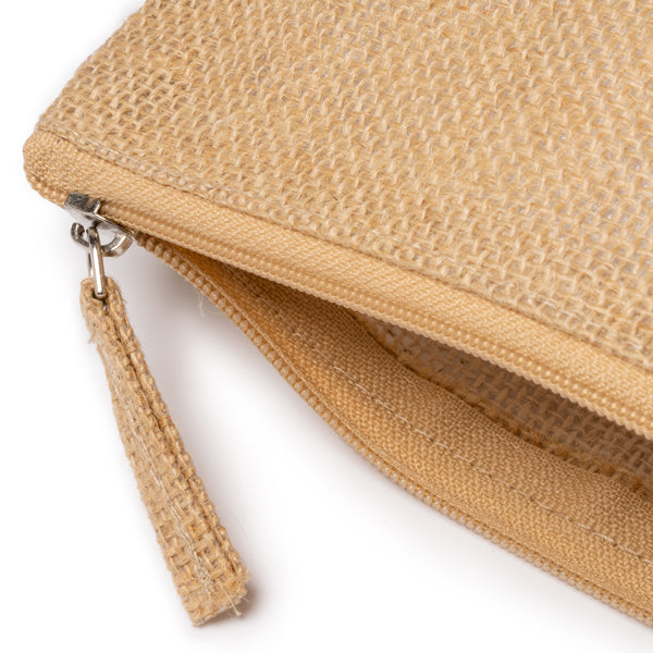 Trousse de toilette en jute