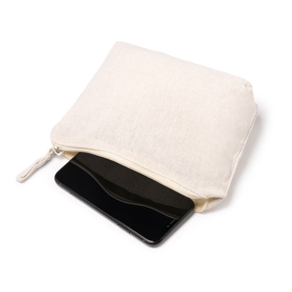 Trousse de toilette sublimable aspect coton