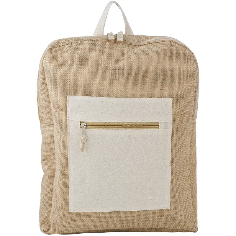 Sac à dos en jute