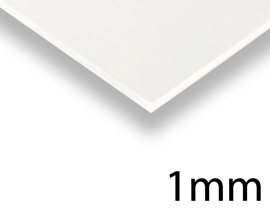 Panneau PVC léger 1mm A4