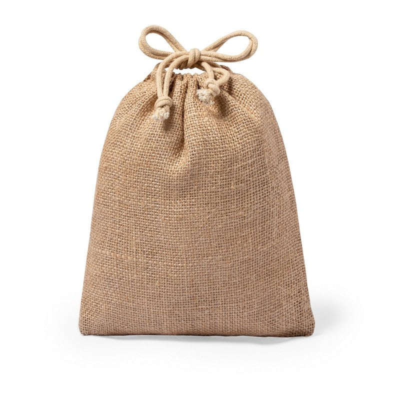 Petit sac à cordon en jute