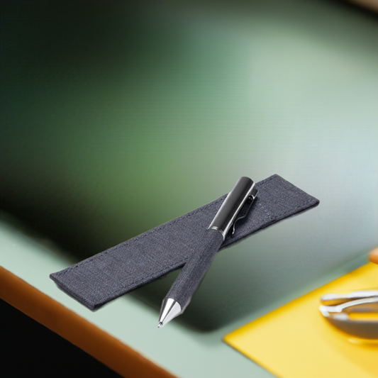 Stylo à bille à rotation en métal et polyester