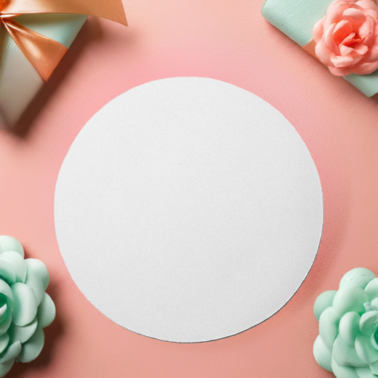 Tapis de souris rond sublimable
