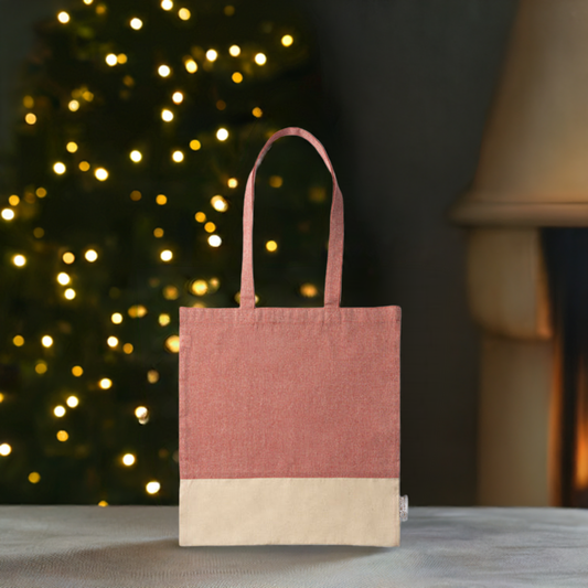 Sac en coton recyclé au design chiné