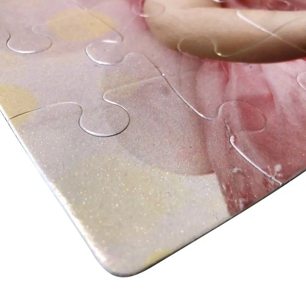 Puzzle pailleté en carton sublimable