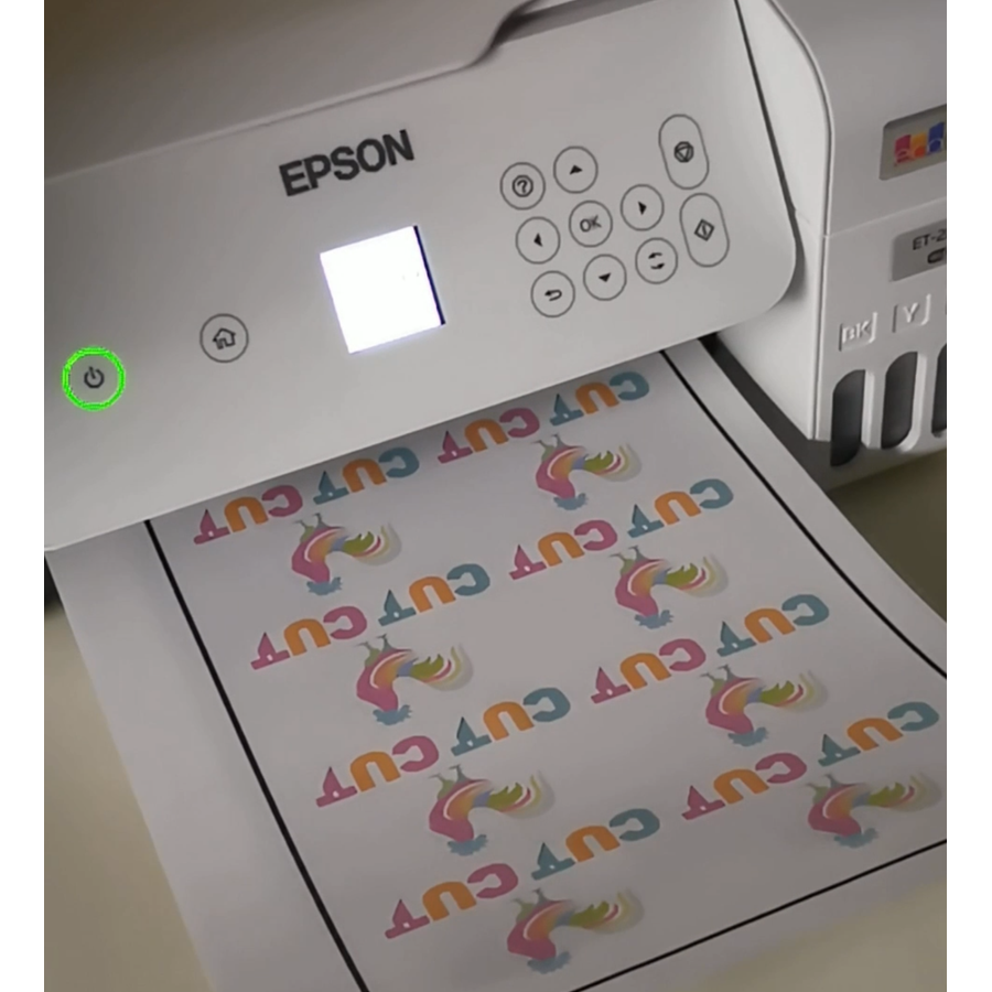 75x Papier Autocollant En Vinyle de Qualité Supérieure pour Imprimante à  Jet D'encre pour T-shirts Sacs En Cuir
