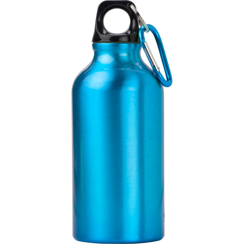 Bouteille de sport 400 ml avec mousqueton